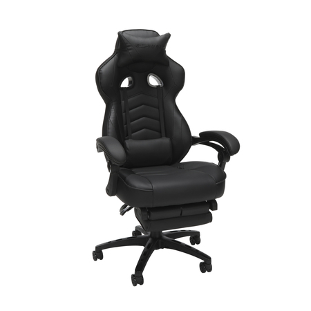 Respawn Leather Gaming Chair, Fixed Arms RSP-110-BLK